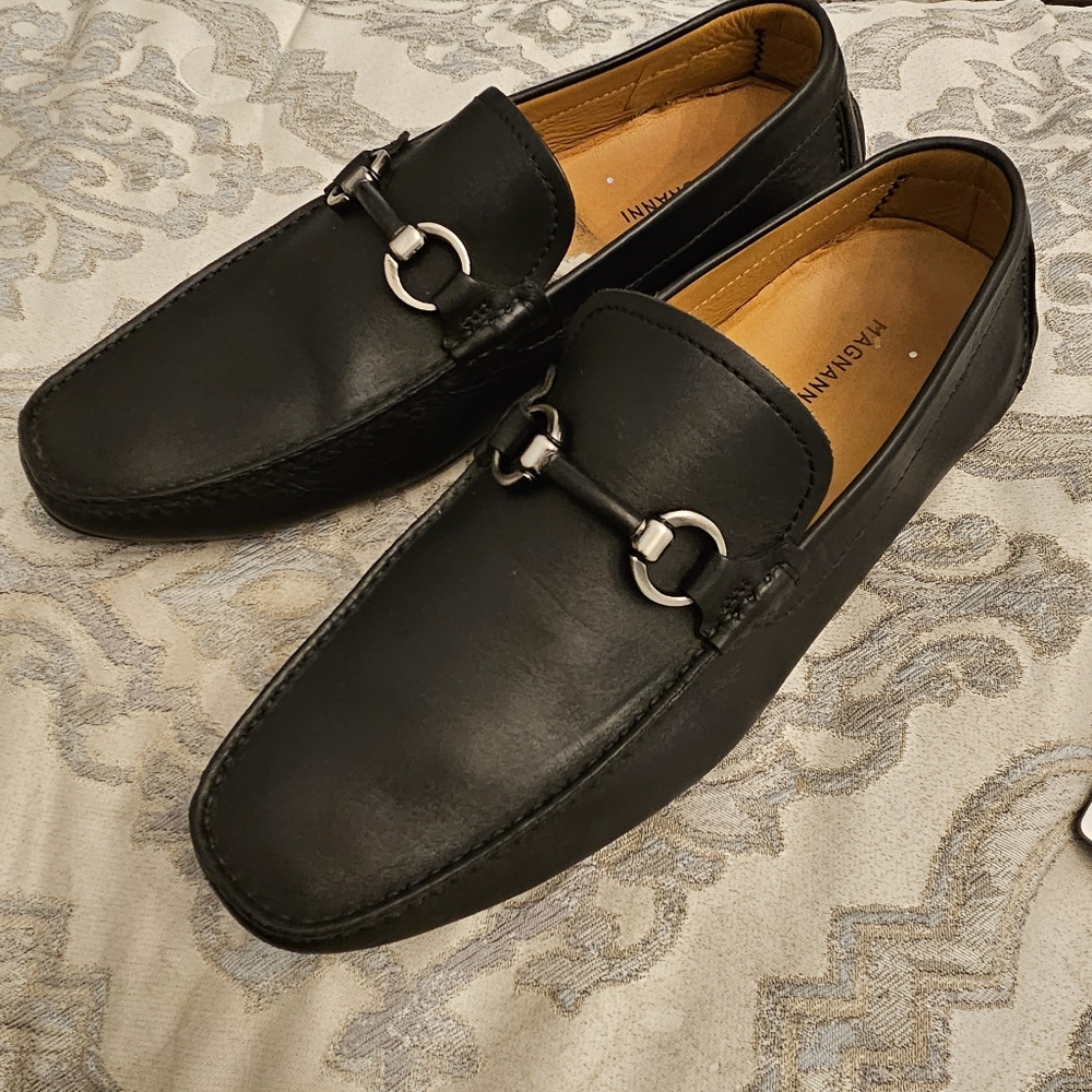 Magnanni Men's Shoes Black 9.5